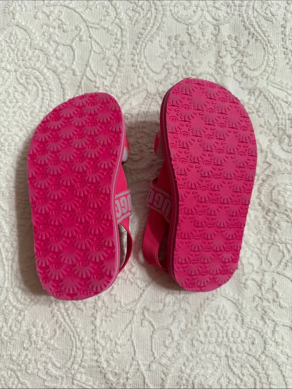 UGG Size 10T Toddler Girls Sandals Pink Camouflage